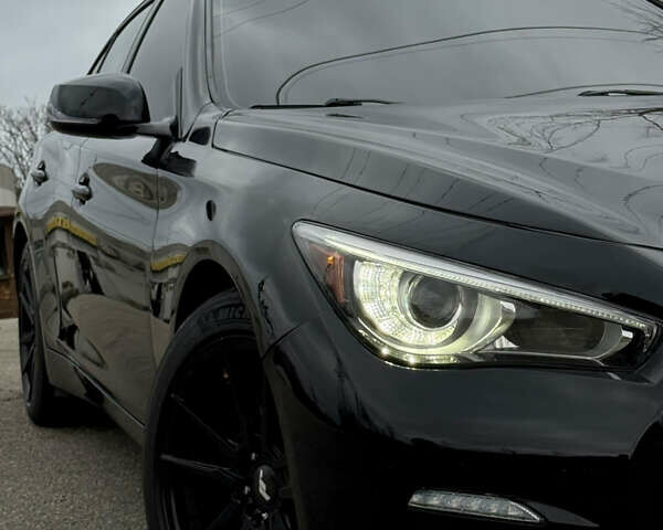 Черный Инфинити Q50, объемом двигателя 3 л и пробегом 155 тыс. км за 12000 $, фото 15 на Automoto.ua