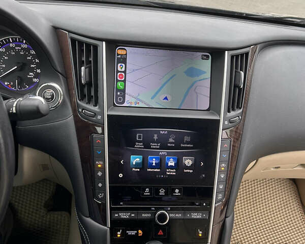 Черный Инфинити Q50, объемом двигателя 3 л и пробегом 110 тыс. км за 15500 $, фото 30 на Automoto.ua