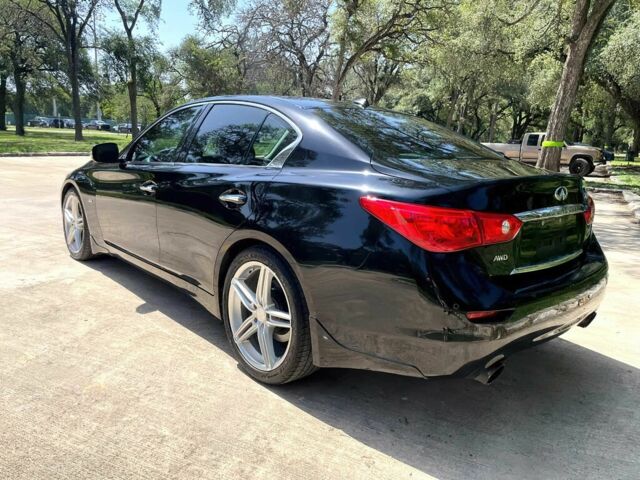Чорний Інфініті Q50, об'ємом двигуна 3 л та пробігом 73 тис. км за 12000 $, фото 3 на Automoto.ua