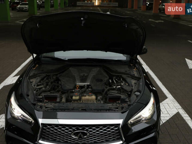 Черный Инфинити Q50, объемом двигателя 3 л и пробегом 157 тыс. км за 17777 $, фото 11 на Automoto.ua