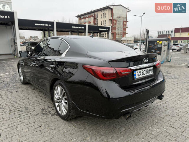 Чорний Інфініті Q50, об'ємом двигуна 3 л та пробігом 86 тис. км за 14500 $, фото 7 на Automoto.ua