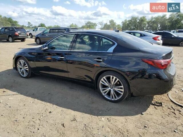 Черный Инфинити Q50, объемом двигателя 3 л и пробегом 144 тыс. км за 3100 $, фото 1 на Automoto.ua