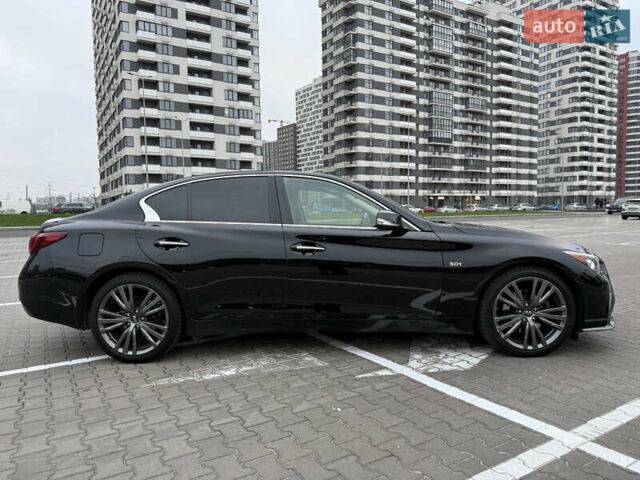 Черный Инфинити Q50, объемом двигателя 3 л и пробегом 112 тыс. км за 17800 $, фото 7 на Automoto.ua