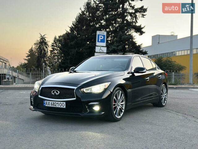 Черный Инфинити Q50, объемом двигателя 3 л и пробегом 98 тыс. км за 16500 $, фото 3 на Automoto.ua