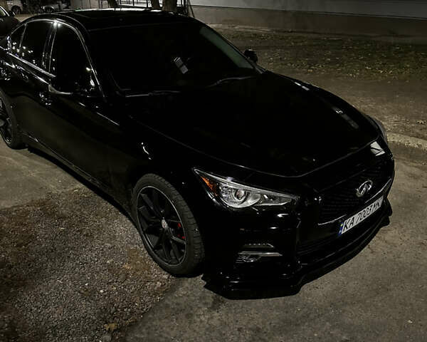 Черный Инфинити Q50, объемом двигателя 1.99 л и пробегом 135 тыс. км за 19400 $, фото 4 на Automoto.ua