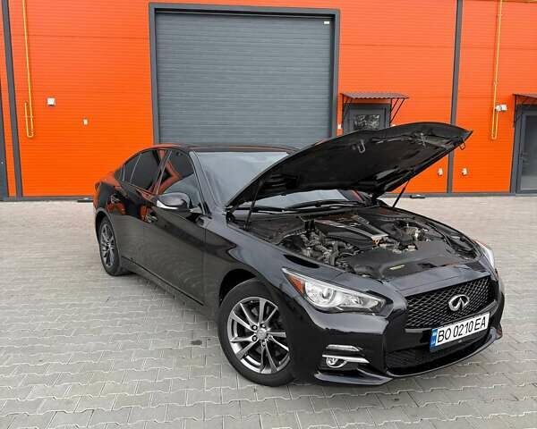 Черный Инфинити Q50, объемом двигателя 3 л и пробегом 81 тыс. км за 18200 $, фото 12 на Automoto.ua