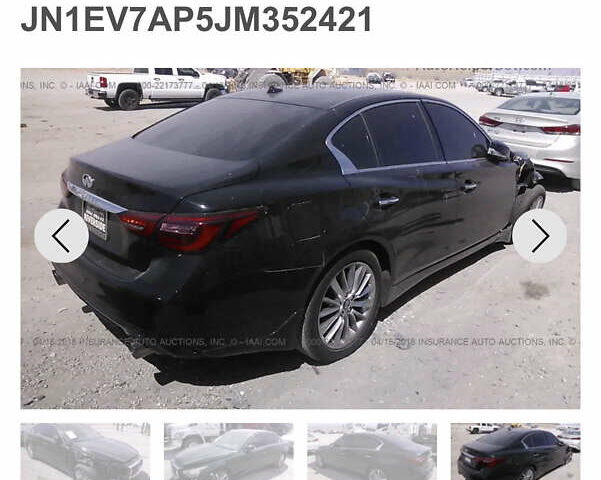 Чорний Інфініті Q50, об'ємом двигуна 3 л та пробігом 86 тис. км за 14500 $, фото 26 на Automoto.ua