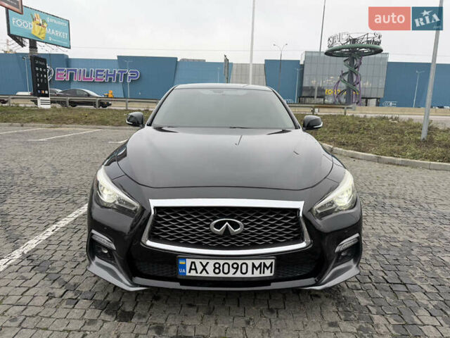 Чорний Інфініті Q50, об'ємом двигуна 3 л та пробігом 86 тис. км за 14500 $, фото 1 на Automoto.ua