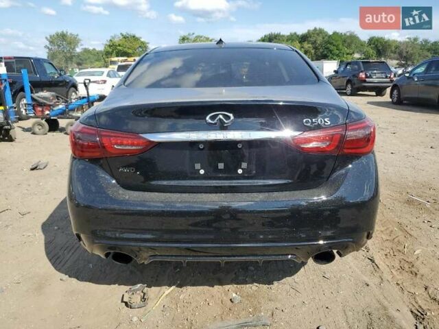 Черный Инфинити Q50, объемом двигателя 3 л и пробегом 144 тыс. км за 3100 $, фото 5 на Automoto.ua