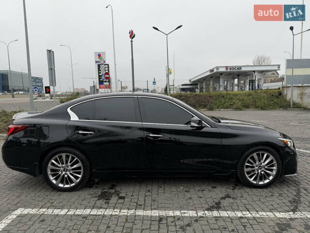 Чорний Інфініті Q50, об'ємом двигуна 3 л та пробігом 86 тис. км за 14500 $, фото 4 на Automoto.ua