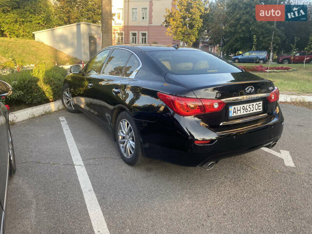 Черный Инфинити Q50, объемом двигателя 2.14 л и пробегом 90 тыс. км за 17200 $, фото 13 на Automoto.ua