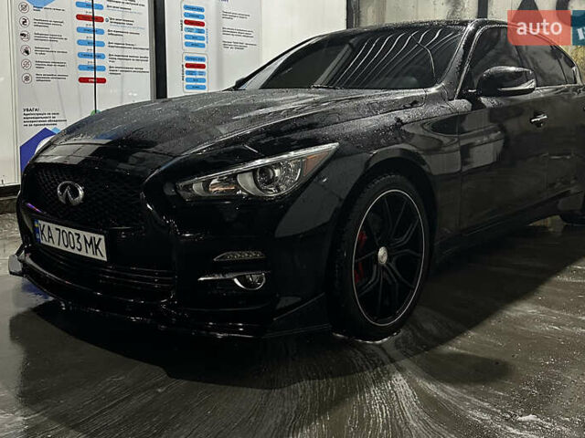 Черный Инфинити Q50, объемом двигателя 1.99 л и пробегом 135 тыс. км за 19400 $, фото 1 на Automoto.ua