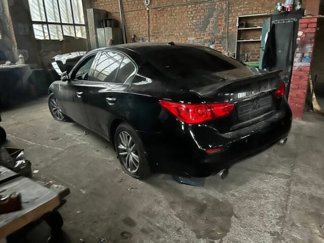 Черный Инфинити Q50, объемом двигателя 3 л и пробегом 120 тыс. км за 7900 $, фото 3 на Automoto.ua