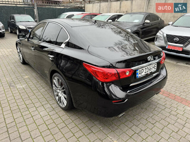 Черный Инфинити Q50, объемом двигателя 3 л и пробегом 100 тыс. км за 9999 $, фото 3 на Automoto.ua