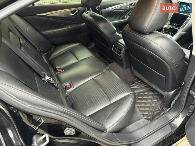 Черный Инфинити Q50, объемом двигателя 3 л и пробегом 100 тыс. км за 9200 $, фото 7 на Automoto.ua