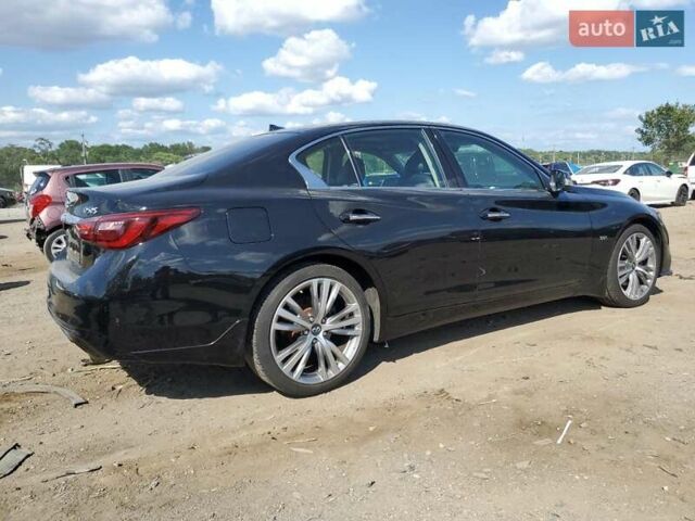 Черный Инфинити Q50, объемом двигателя 3 л и пробегом 144 тыс. км за 3100 $, фото 2 на Automoto.ua