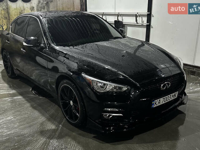 Черный Инфинити Q50, объемом двигателя 1.99 л и пробегом 135 тыс. км за 19400 $, фото 2 на Automoto.ua