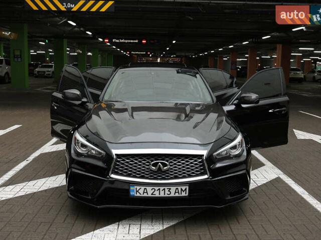 Черный Инфинити Q50, объемом двигателя 3 л и пробегом 157 тыс. км за 17777 $, фото 7 на Automoto.ua