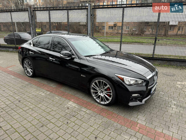 Черный Инфинити Q50, объемом двигателя 3 л и пробегом 100 тыс. км за 9999 $, фото 6 на Automoto.ua