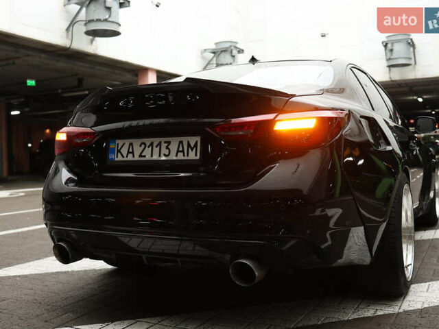 Черный Инфинити Q50, объемом двигателя 3 л и пробегом 157 тыс. км за 17777 $, фото 4 на Automoto.ua