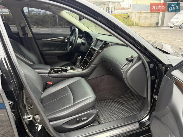Чорний Інфініті Q50, об'ємом двигуна 3 л та пробігом 86 тис. км за 14500 $, фото 15 на Automoto.ua
