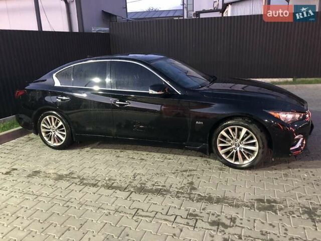 Черный Инфинити Q50, объемом двигателя 1.99 л и пробегом 165 тыс. км за 14999 $, фото 13 на Automoto.ua