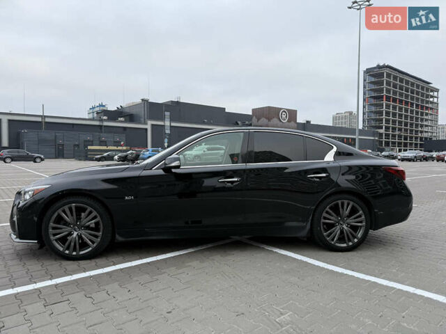 Черный Инфинити Q50, объемом двигателя 3 л и пробегом 112 тыс. км за 17800 $, фото 6 на Automoto.ua