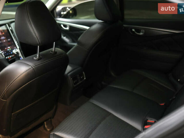 Черный Инфинити Q50, объемом двигателя 3 л и пробегом 157 тыс. км за 17777 $, фото 20 на Automoto.ua