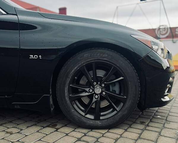 Черный Инфинити Q50, объемом двигателя 3 л и пробегом 108 тыс. км за 17399 $, фото 5 на Automoto.ua