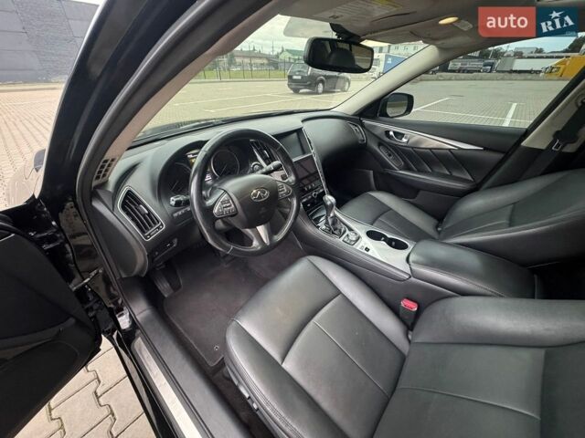 Чорний Інфініті Q50, об'ємом двигуна 3 л та пробігом 130 тис. км за 12800 $, фото 14 на Automoto.ua