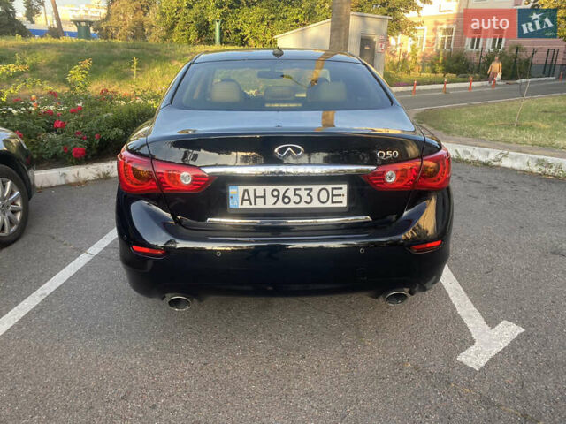 Черный Инфинити Q50, объемом двигателя 2.14 л и пробегом 90 тыс. км за 17200 $, фото 12 на Automoto.ua