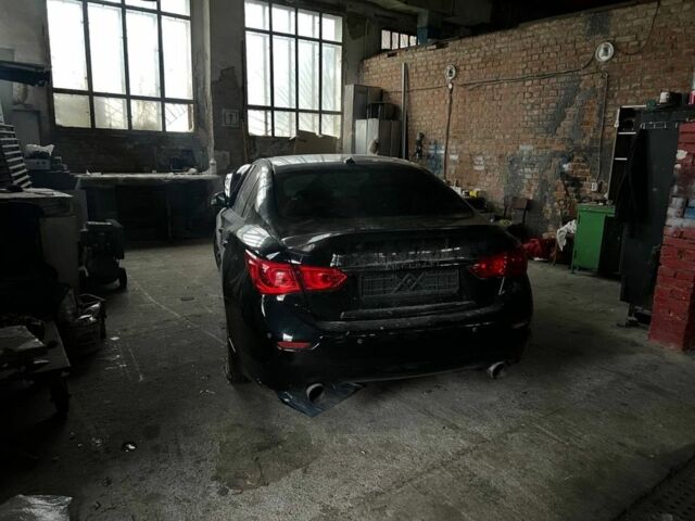 Черный Инфинити Q50, объемом двигателя 3 л и пробегом 120 тыс. км за 7900 $, фото 4 на Automoto.ua