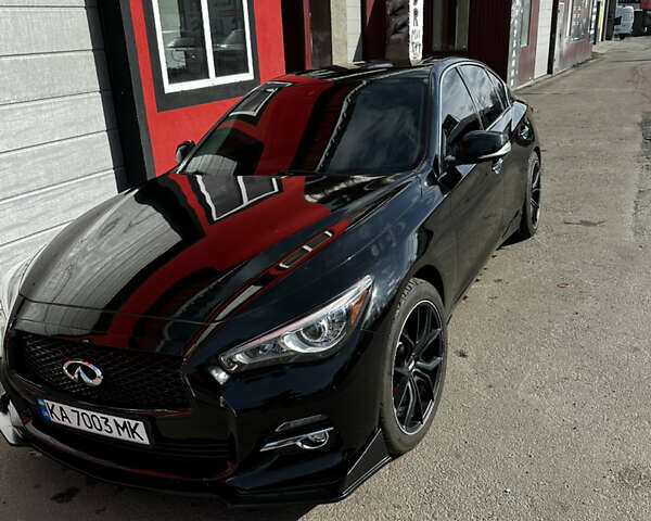 Черный Инфинити Q50, объемом двигателя 1.99 л и пробегом 135 тыс. км за 19400 $, фото 3 на Automoto.ua