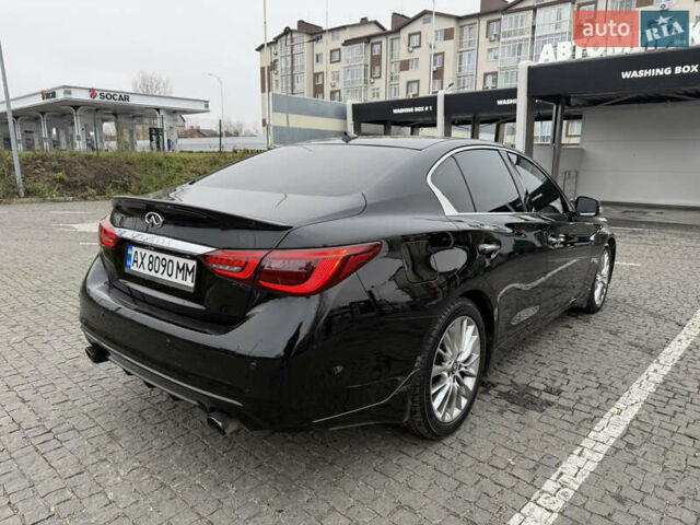 Чорний Інфініті Q50, об'ємом двигуна 3 л та пробігом 86 тис. км за 14500 $, фото 5 на Automoto.ua