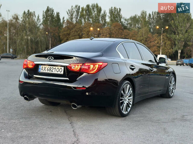 Черный Инфинити Q50, объемом двигателя 3 л и пробегом 98 тыс. км за 16500 $, фото 6 на Automoto.ua