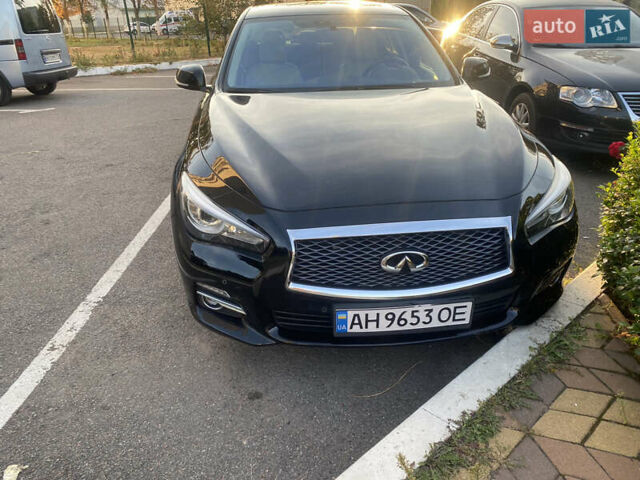 Черный Инфинити Q50, объемом двигателя 2.14 л и пробегом 90 тыс. км за 17200 $, фото 18 на Automoto.ua