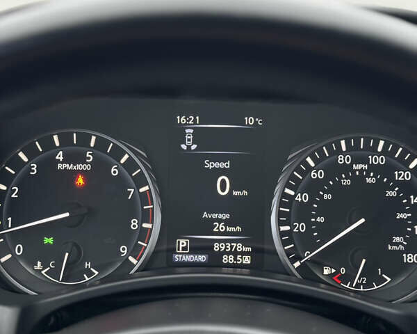 Чорний Інфініті Q50, об'ємом двигуна 3 л та пробігом 89 тис. км за 17600 $, фото 21 на Automoto.ua