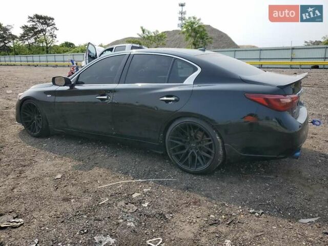 Черный Инфинити Q50, объемом двигателя 3 л и пробегом 84 тыс. км за 2900 $, фото 1 на Automoto.ua