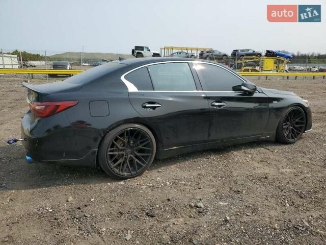 Черный Инфинити Q50, объемом двигателя 3 л и пробегом 84 тыс. км за 2900 $, фото 2 на Automoto.ua