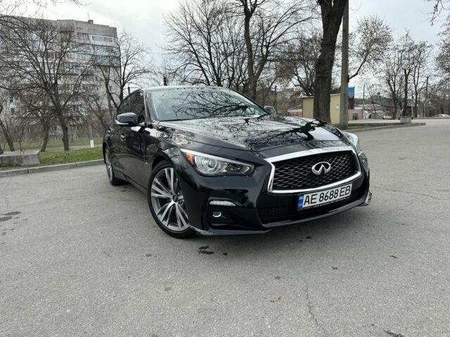 Черный Инфинити Q50, объемом двигателя 3 л и пробегом 82 тыс. км за 16500 $, фото 7 на Automoto.ua