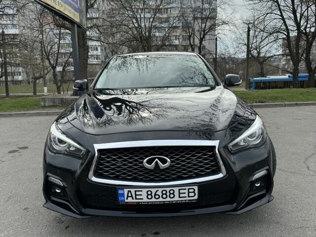 Черный Инфинити Q50, объемом двигателя 3 л и пробегом 82 тыс. км за 16500 $, фото 5 на Automoto.ua