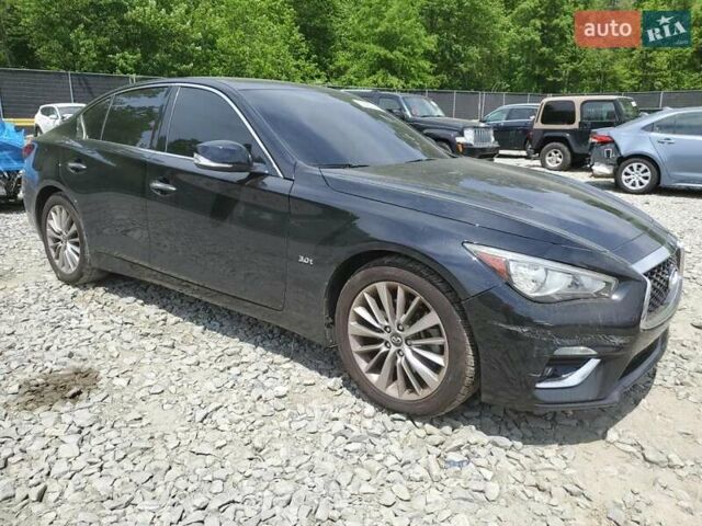 Черный Инфинити Q50, объемом двигателя 3 л и пробегом 80 тыс. км за 2900 $, фото 3 на Automoto.ua