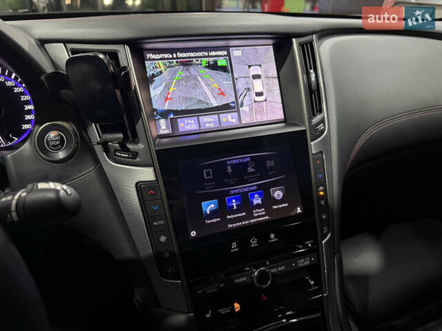 Черный Инфинити Q50, объемом двигателя 3 л и пробегом 64 тыс. км за 21500 $, фото 7 на Automoto.ua