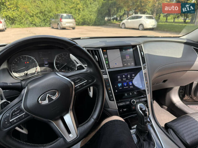 Чорний Інфініті Q50, об'ємом двигуна 3 л та пробігом 66 тис. км за 26500 $, фото 18 на Automoto.ua