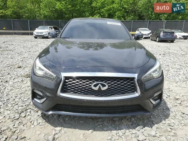 Черный Инфинити Q50, объемом двигателя 3 л и пробегом 80 тыс. км за 2900 $, фото 4 на Automoto.ua