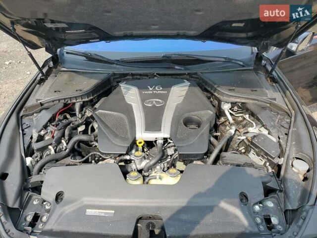 Черный Инфинити Q50, объемом двигателя 3 л и пробегом 84 тыс. км за 2900 $, фото 10 на Automoto.ua