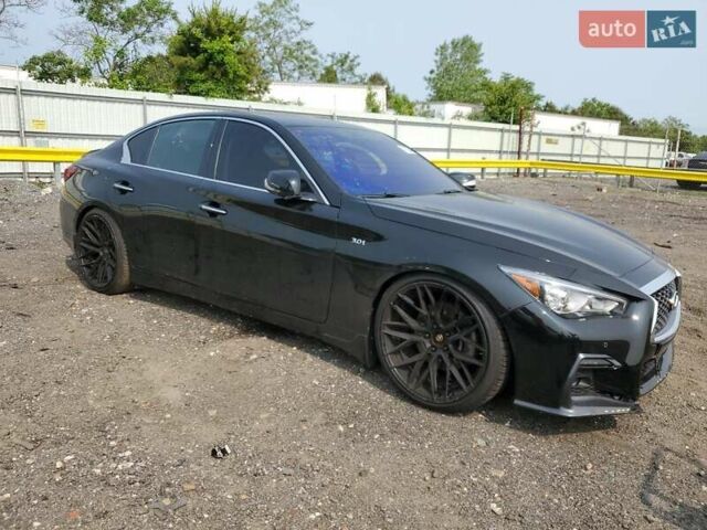 Черный Инфинити Q50, объемом двигателя 3 л и пробегом 84 тыс. км за 2900 $, фото 3 на Automoto.ua