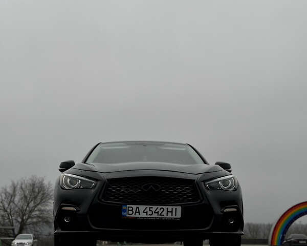 Чорний Інфініті Q50, об'ємом двигуна 3 л та пробігом 89 тис. км за 17600 $, фото 1 на Automoto.ua
