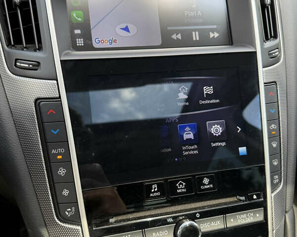 Чорний Інфініті Q50, об'ємом двигуна 3 л та пробігом 66 тис. км за 26500 $, фото 14 на Automoto.ua