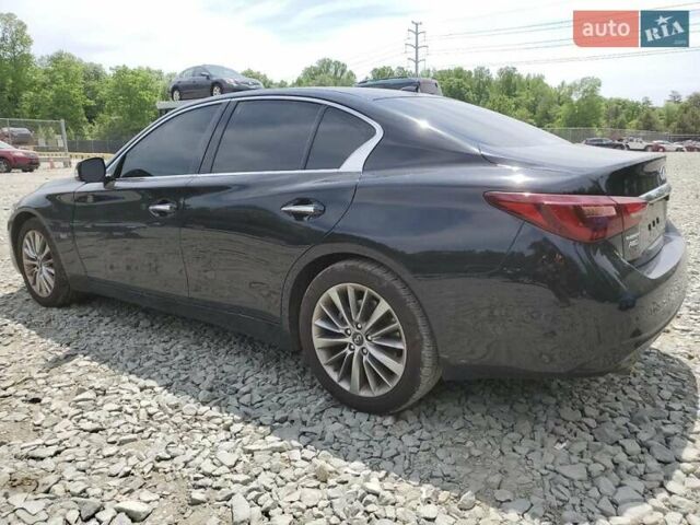 Черный Инфинити Q50, объемом двигателя 3 л и пробегом 80 тыс. км за 2900 $, фото 1 на Automoto.ua